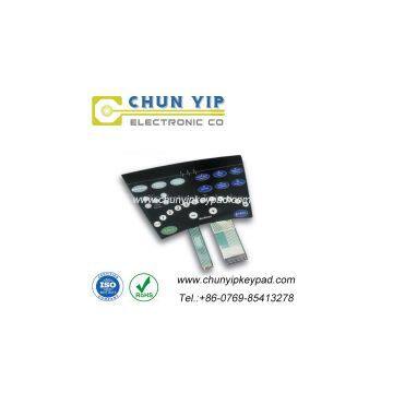 led membrane keypad switch with push buttons