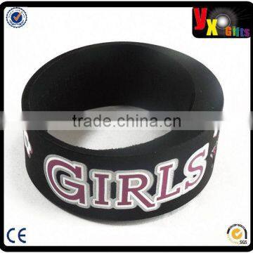 Wholesale cheap silicon custom wrist band