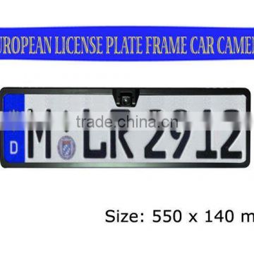 European License Frame Wireless Back Up Camera System System