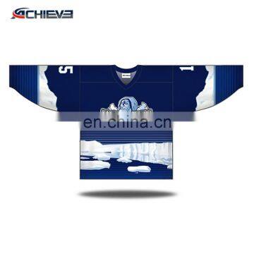 Custom International Sublimation Printing Ice Hockey Jerseys photo-5