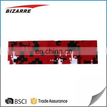 Fashion non-slip silicone printed headband sports