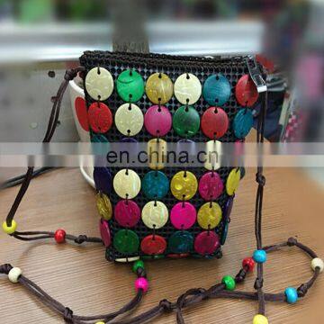 Beige Color Smart Shoulder Coconut Phone Case