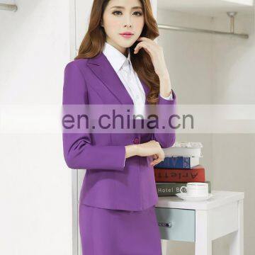 Customized Working Office Skirt Suit With Work Uniform Design for Lady photo-2