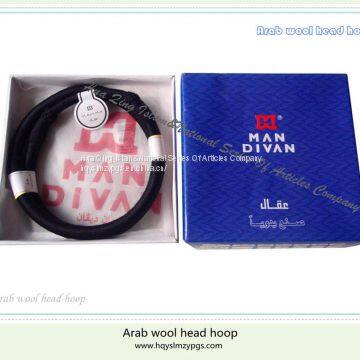 Arabian Wool Head Hoop / Arabian Head Band / Arabian Agal / Arabian Head Hoop / Arabian Yashmagh,agal photo-3