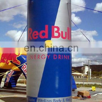 2013 Hot-Selling Giant inflatable red bull jar for decoration/advertisment