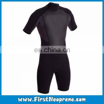 Superior Quality 2/3MM Premium Neoprene CR Men Short Sleeve Quickdry Shorty Wetsuit