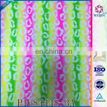 New Design Poly&spandex Resistant Clock Print Fabric