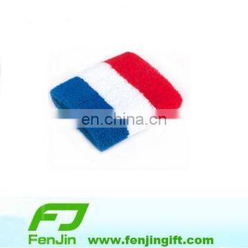 custom terry sport the Netherlands Holland flag wristband wrist sweatband