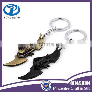 Wholesale Superhero Marvel Batman Bat Metal Keychain With Key Ring in Store photo-2