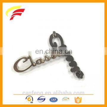 Classic Zinc Alloy Metal Custom Logo Label for Bag