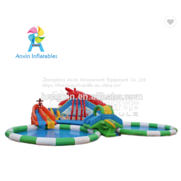 Kids giant shrimp inflatable water playground