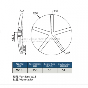 Nylon Chair Base Gaming Chair Base photo-2