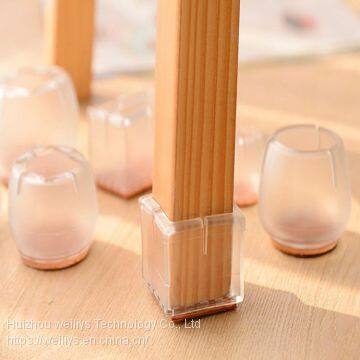 Transparent Furniture Leg Cover / Table Chair Leg Cap / Leg Feet Protector