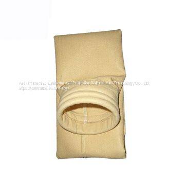 High temperature dust collector fms fiberglass mesh needle felt filter bags Iron Alloy Factory