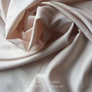 Polyester Twill Weaved Microfiber Fabric Peach Plain Dyed 110 gsm