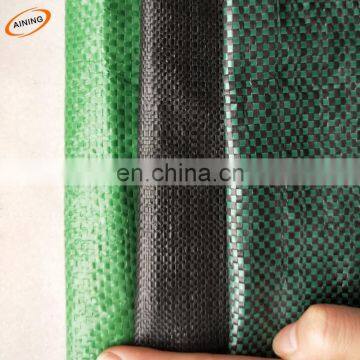 weed control mat ,ground cover,silt fence selvedge, pp woven fabric roll low price ,black color,chinese wholesale manufacturer