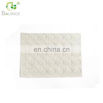 rubber feet for electronics/transparent silicone pad/adhesive silicone pad