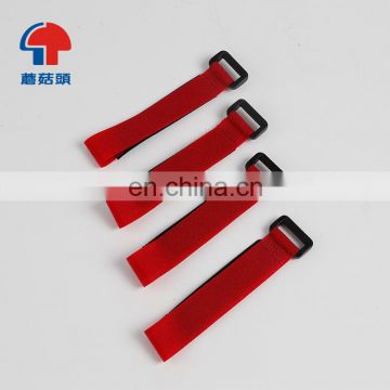 Simple popular style Weld hook and loop strap logo printing hook loop straps