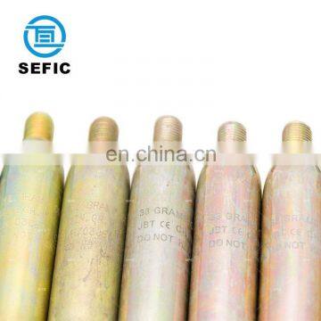 Hot Sale Factory Supply Various Customized 12g 16g N2O CO2 Cartridge