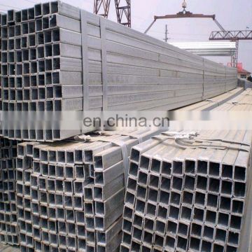 Chinese supplier bs1387 pre galvanized square steel pipe