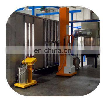 Automatic powder coating booth for aluminium profiles 15