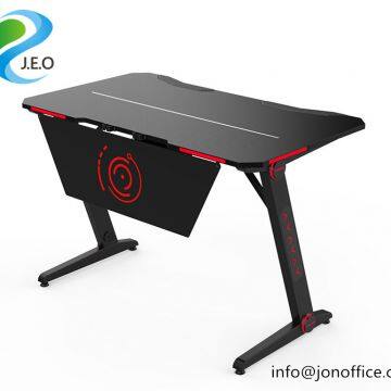 2020 Office Furniture Best Computer Gaming Desk With LED Lights photo-5