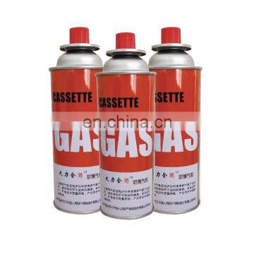 China butane gas canister 220g and boutielle gas butane portable