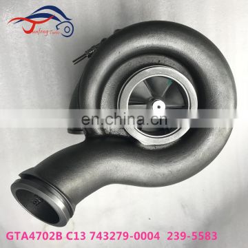 GTA4702B Turbo 743279-0006 239-5581 10R-2027 High Mount turbocharger for Caterpillar Truck Highway C13 ACERT Engine