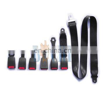 Fitting many types of buckle 2-point Car Safety Belt with good quality