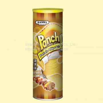 ISO certified Pringles' style fried potato chips