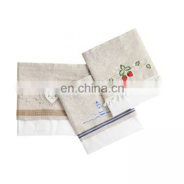 Embroidered Red strawberry design kichen portiere decorative door curtain