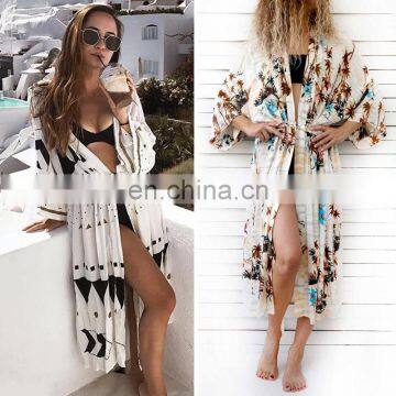 Beach dress Sarongs Cover-up Swimwear Bobe de Plage Pareo Beach Tunics Bathing suit cover ups Saida de Praia Bikini cover up