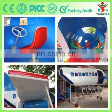 Fiber Glass Airplane Outdoor Playground,children Airplane Playground Equipment
