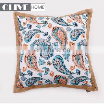 Factory Selling Patio Furniture Gold-rimmed Waterproof Printing Wholesale Outdoor Cushion Pillow photo-3