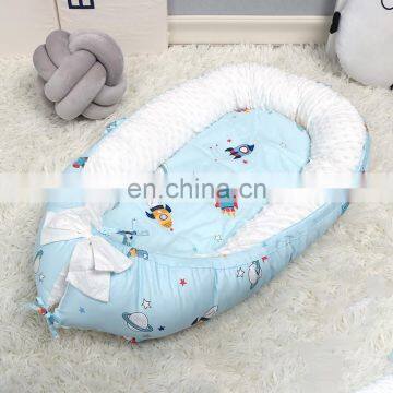 Breathable Organic Babynest Double Sided Washable Baby Nest Bed photo-6