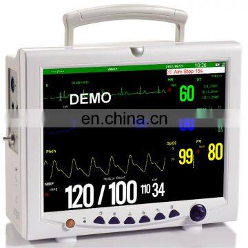 MY-W003C Medical Monitoring Portable 12 Inch Veterinary Vital Signals Multiparameter Patient Monitor Price photo-5