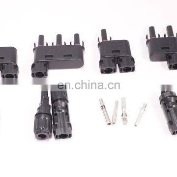 Tin plated Solar PV system Solar Panel Branch Connectors