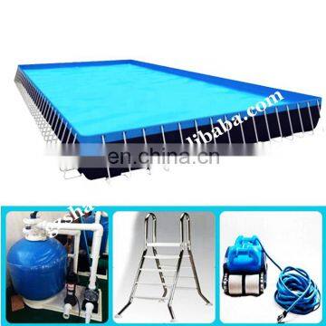 Factory Price Rust Resistant Free Standing Metal Frame Swimming Pool For Sale