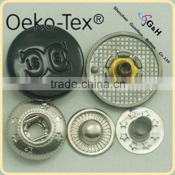 Allloy Spring Type Snap Button for jackets