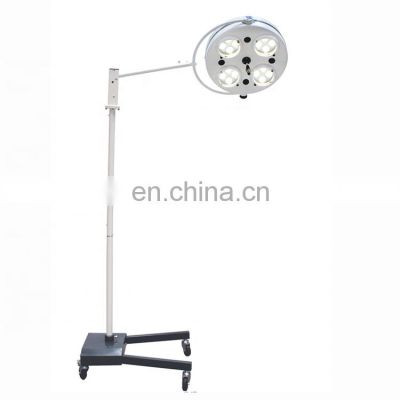 White Floor Standing LED Examination Light Shadowless Lamp for Emergency Room