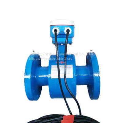 Liquid Water Flow Meter RS485 Digital LED Display Electromagnetic Flow Meter photo-5