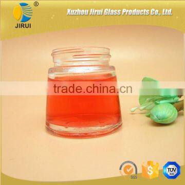simple design 50ml glass jar for face cream