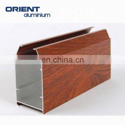 Malaysia Oem/odm Accepted Wholesale Custom Wood Grain Hot Sale Casement Aluminum Spring Door Profile Frame photo-5
