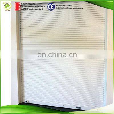 Used Commercial Garage Doors White Color Aluminium Roller Shutter Slat With Springs and Motor Price
