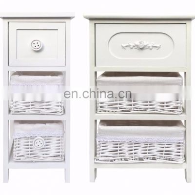 Assemble White French Country Chest of Drawer Hallway Bedside Table Unit Cabinet