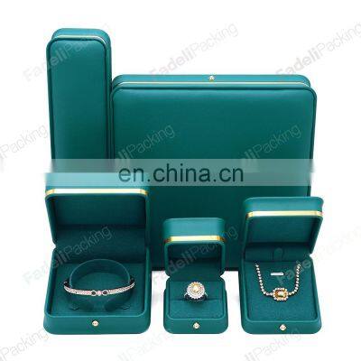 Fadeli Custom Logo Jewelry Boxes Set Wholesale Necklace Bracelet Ring Jewellery Packing Gift Box