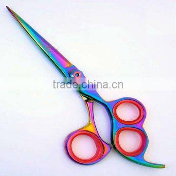 Three Rings Barber Scissors Multi Titanium Coated 5.5" & 6.5"