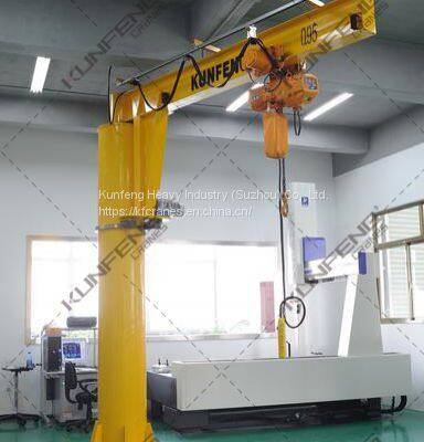 Designs for freestanding jib cranes