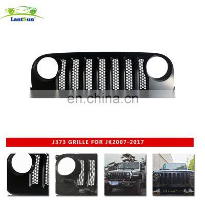 J373 Angry Grill Change For JL JK Black ABS Mesh Fashion Popular Grill Fit For Jeep W Rangler JK JL 07-21 photo-2