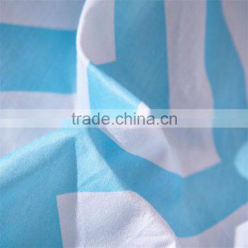 2015 Newest Simple Design Blue Weave Line Printed Cotton Bedspread Bedding Set Comforter Quilt Sets Home Textile for America photo-4